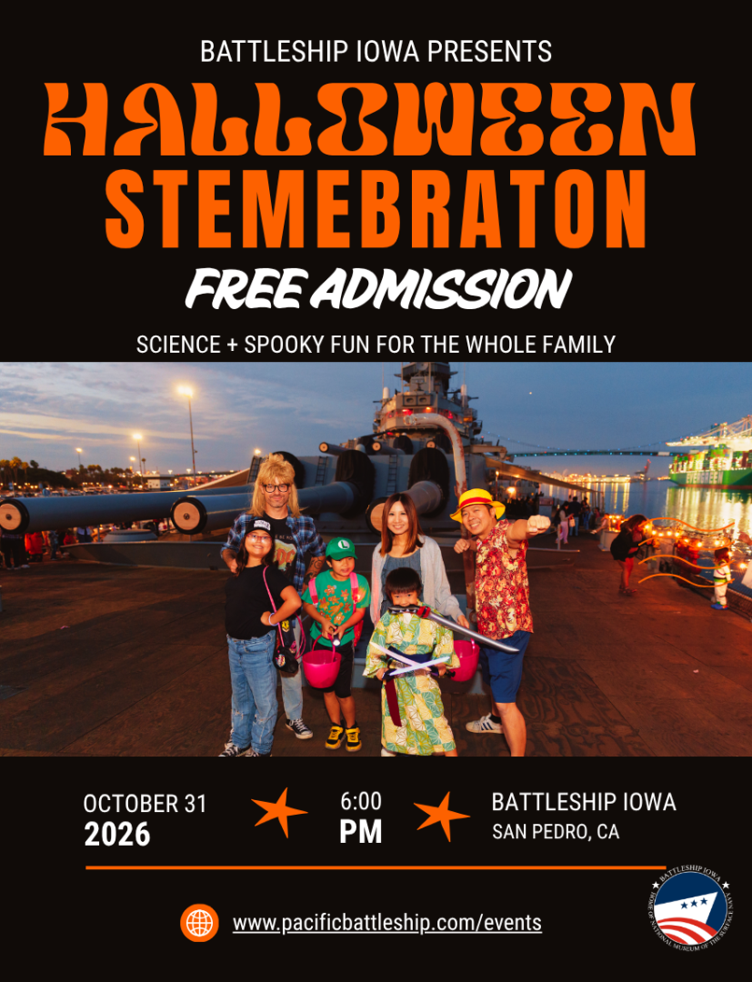 BATTLESHIP IOWA HALLOWEEN STEMEBRATION