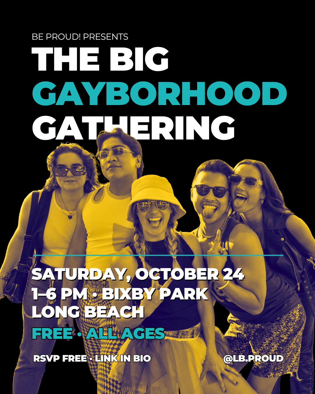 Big Gayborhood Gathering at Bixby Park in Long Beach